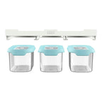 Set de 3 recipientes bajo estante 0.9L