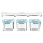 Set de 3 recipientes bajo estante 1.3L