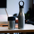 Set de botella y vaso térmico