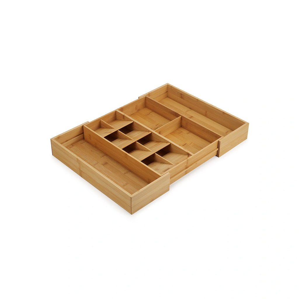 Organizador de cubiertos y utensilios extensible de Bambú