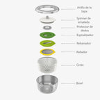 Set de 4 pizas para preparar ensaladas