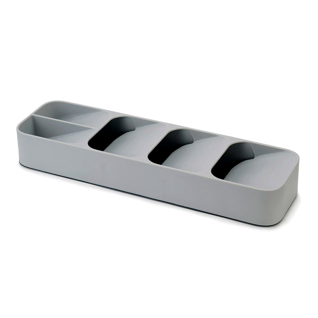 Organizador de cubiertos chico gris claro