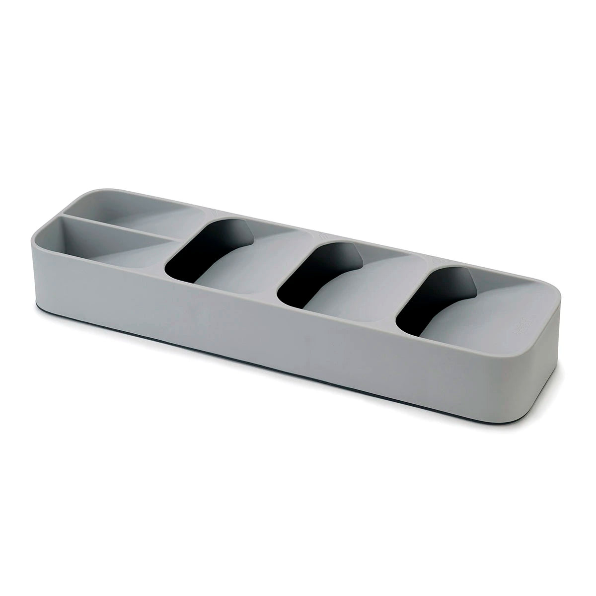 Organizador de cubiertos chico gris claro