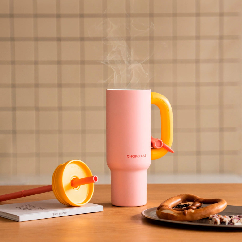 Bawang Tumbler rosa-naranja