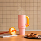 Bawang Tumbler rosa-naranja