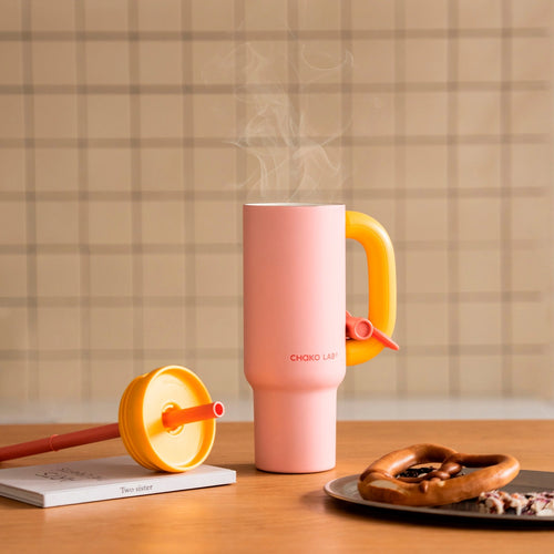 Bawang Tumbler rosa-naranja