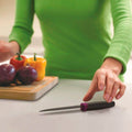 Cuchillo violeta Elevate serrado